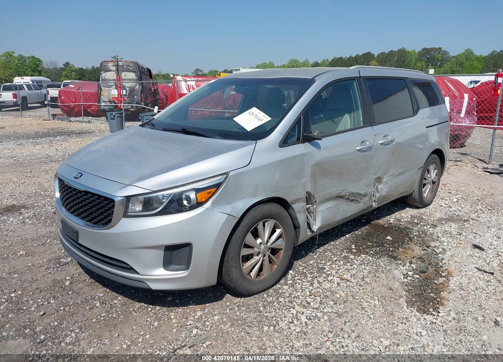 2016 KIA SEDONA LX VIN: KNDMB5C14G6118122