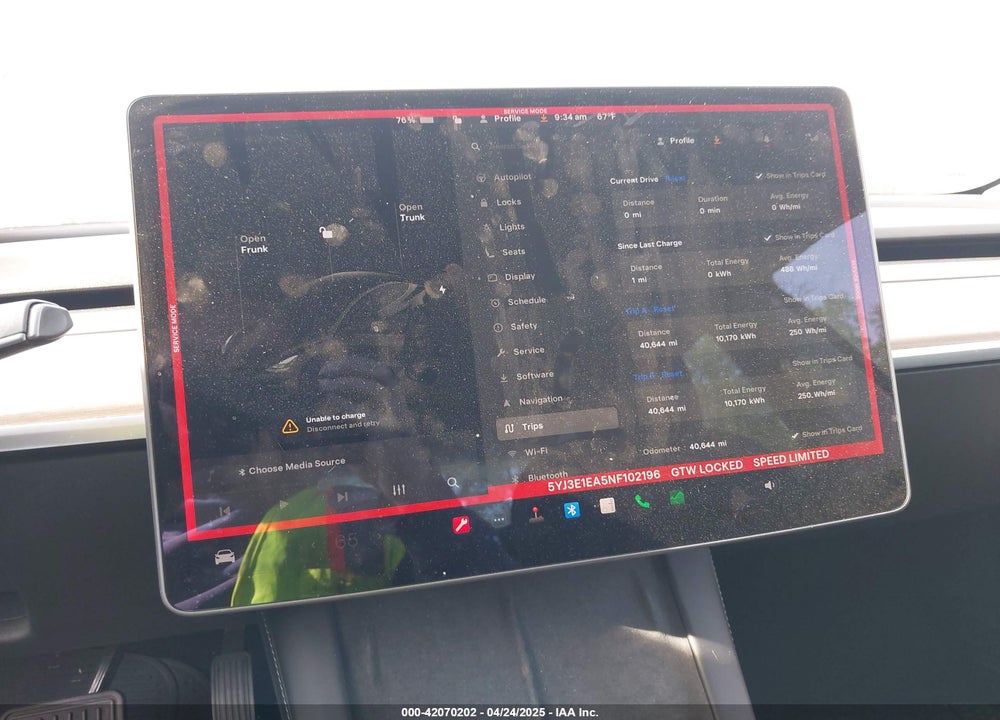 2022 TESLA MODEL 3 VIN: 5YJ3E1EA5NF102196