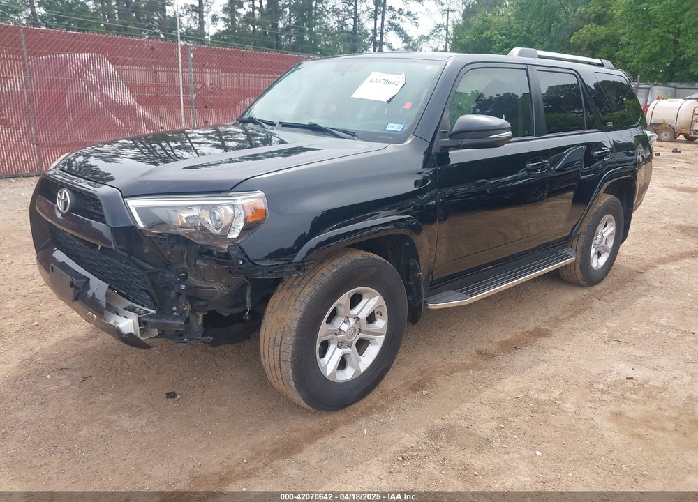 2019 TOYOTA 4RUNNER VIN: JTEBU5JR2K5676586