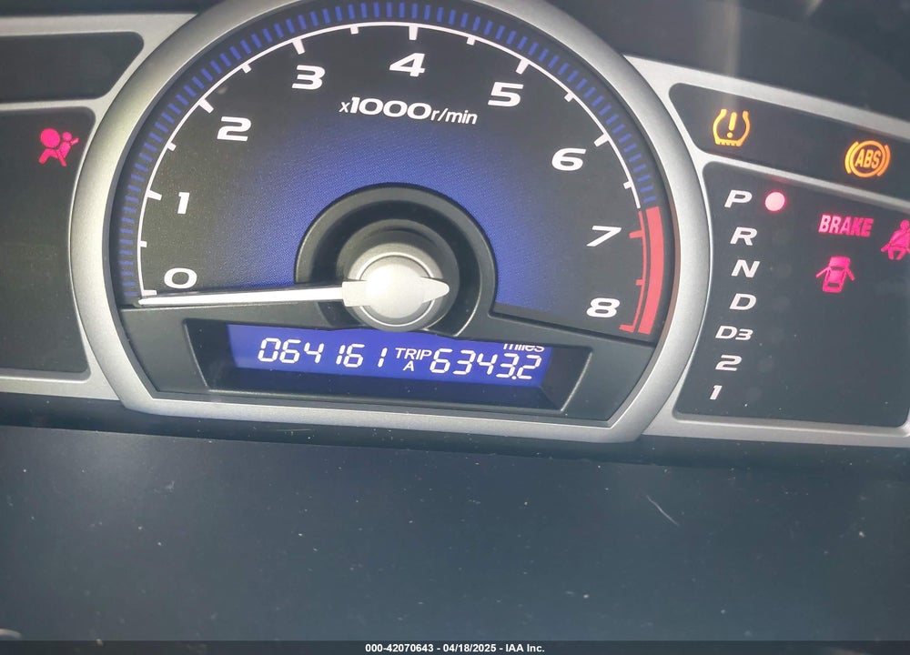 2008 HONDA CIVIC VIN: 2HGFG12828H579144