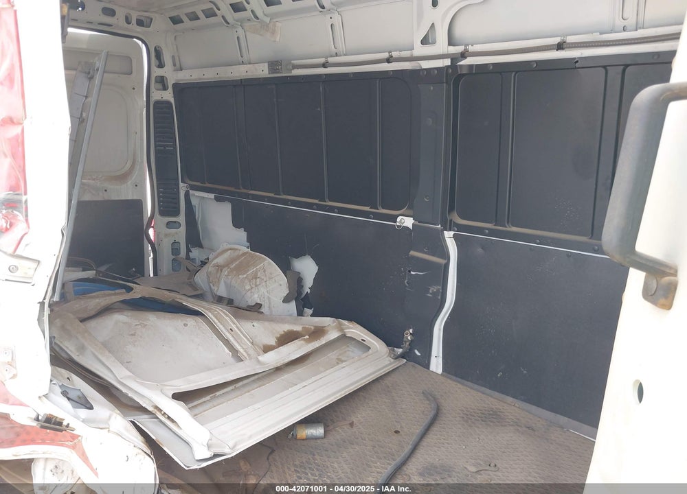 2023 RAM PROMASTER 2500 HIGH ROOF 159 WB VIN: 3C6LRVDG1PE524709