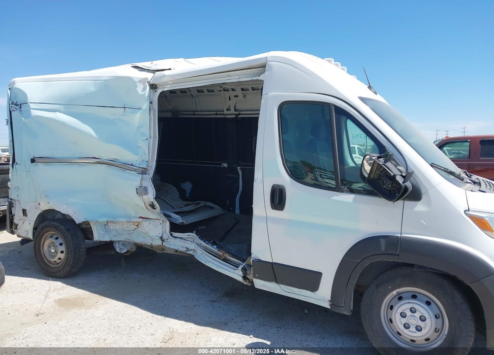 2023 RAM PROMASTER 2500 HIGH ROOF 159 WB VIN: 3C6LRVDG1PE524709