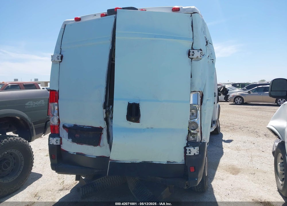 2023 RAM PROMASTER 2500 HIGH ROOF 159 WB VIN: 3C6LRVDG1PE524709