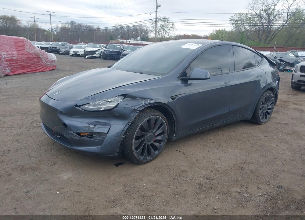 2020 TESLA MODEL Y VIN: 5YJYGDEF8LF046961