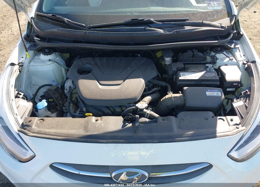 2017 HYUNDAI ACCENT VIN: KMHCU5AE4HU336243