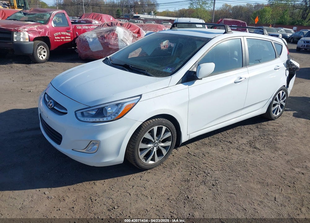 2017 HYUNDAI ACCENT VIN: KMHCU5AE4HU336243