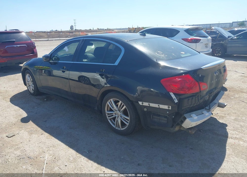 2012 INFINITI G25 JOURNEY VIN: JN1DV6AP2CM700085