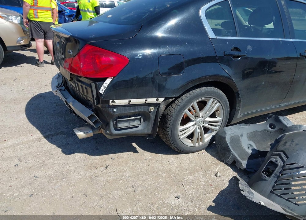 2012 INFINITI G25 JOURNEY VIN: JN1DV6AP2CM700085