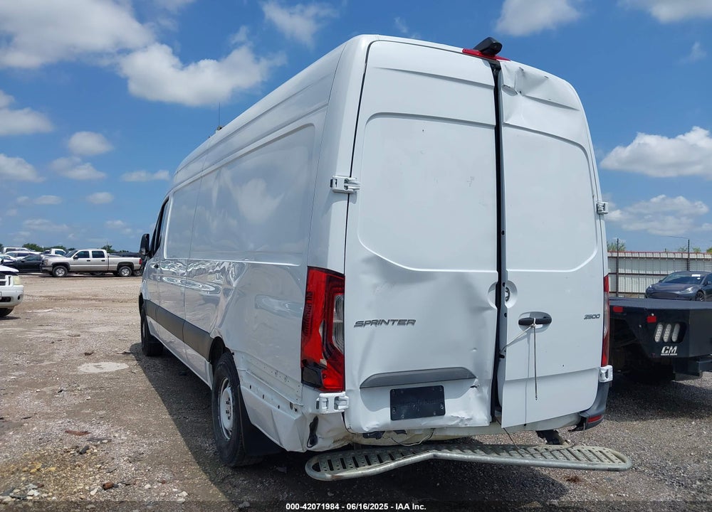 2021 MERCEDES-BENZ SPRINTER 2500 HIGH ROOF I4 DIESEL VIN: W1Y4DCHY7MT049228