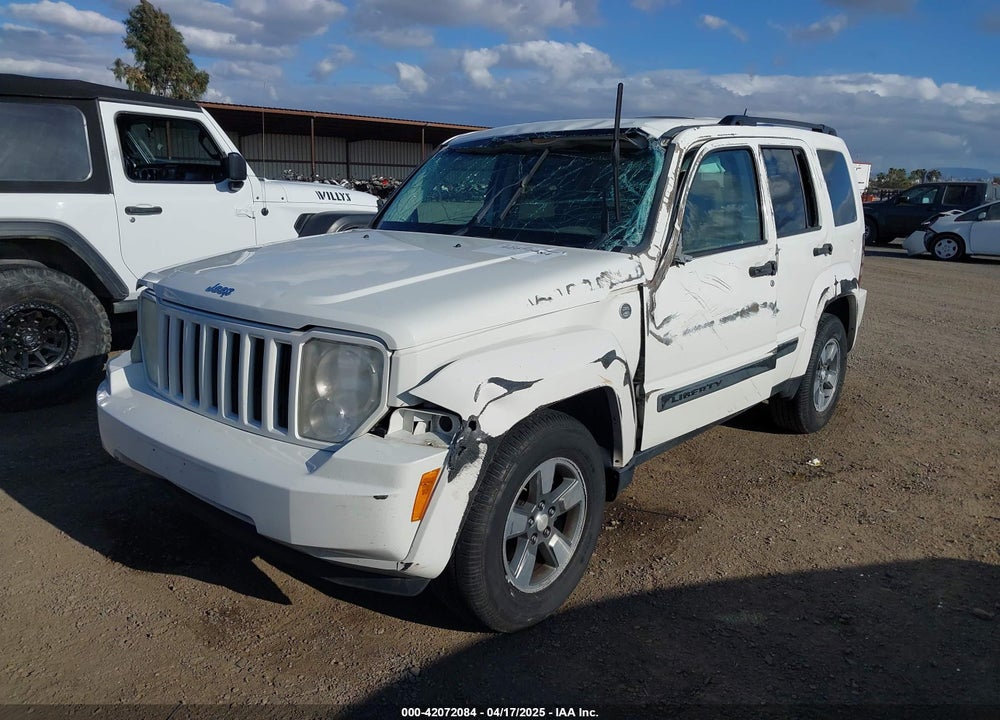 2008 JEEP LIBERTY SPORT VIN: 1J8GN28K18W221206