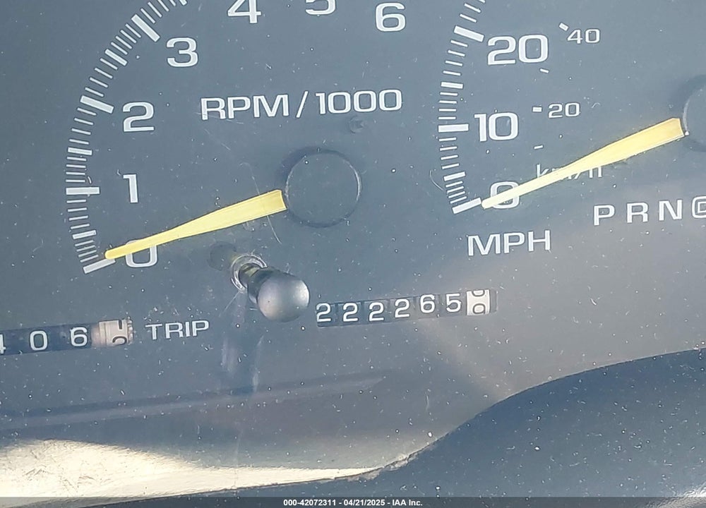 1998 CHEVROLET K1500 FLEETSIDE VIN: 2GCEK19R0W1262508