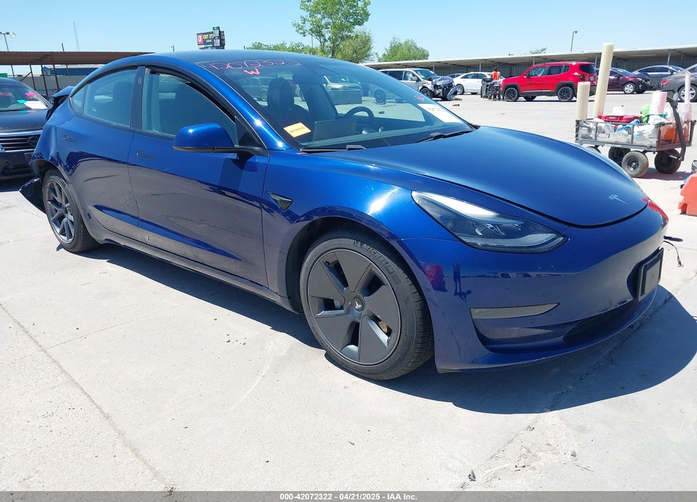 2021 TESLA MODEL 3 STANDARD RANGE PLUS REAR-WHEEL DRIVE VIN: 5YJ3E1EA9MF027615