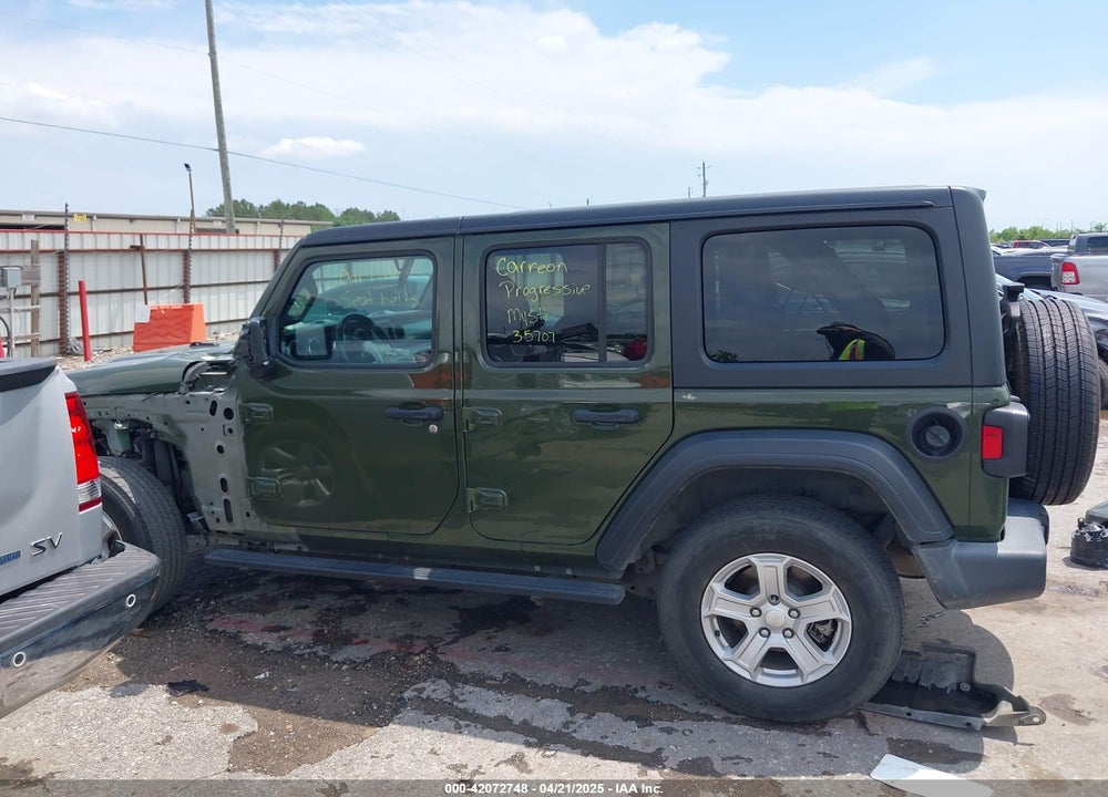 2021 JEEP WRANGLER UNLIMITED SPORT S 4X4 VIN: 1C4HJXDG0MW510836