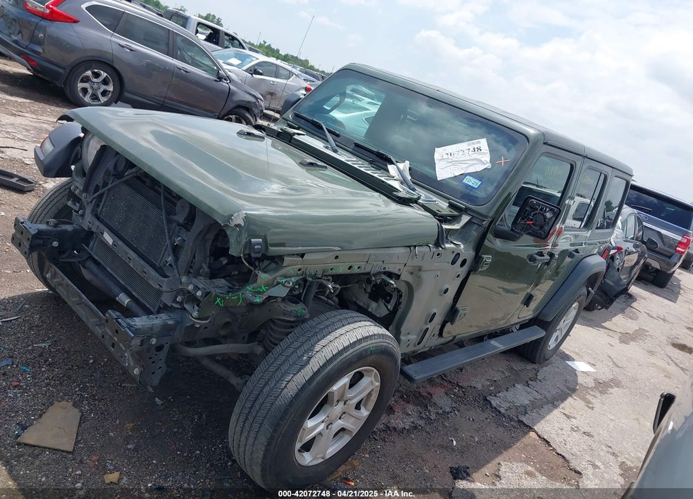 2021 JEEP WRANGLER UNLIMITED SPORT S 4X4 VIN: 1C4HJXDG0MW510836