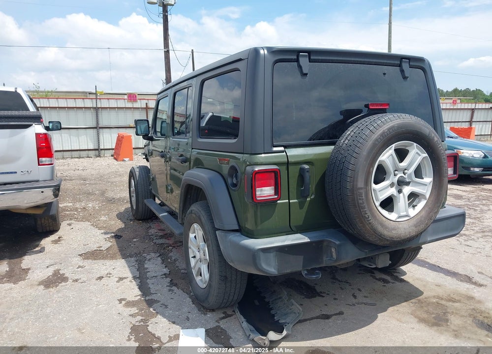 2021 JEEP WRANGLER UNLIMITED SPORT S 4X4 VIN: 1C4HJXDG0MW510836