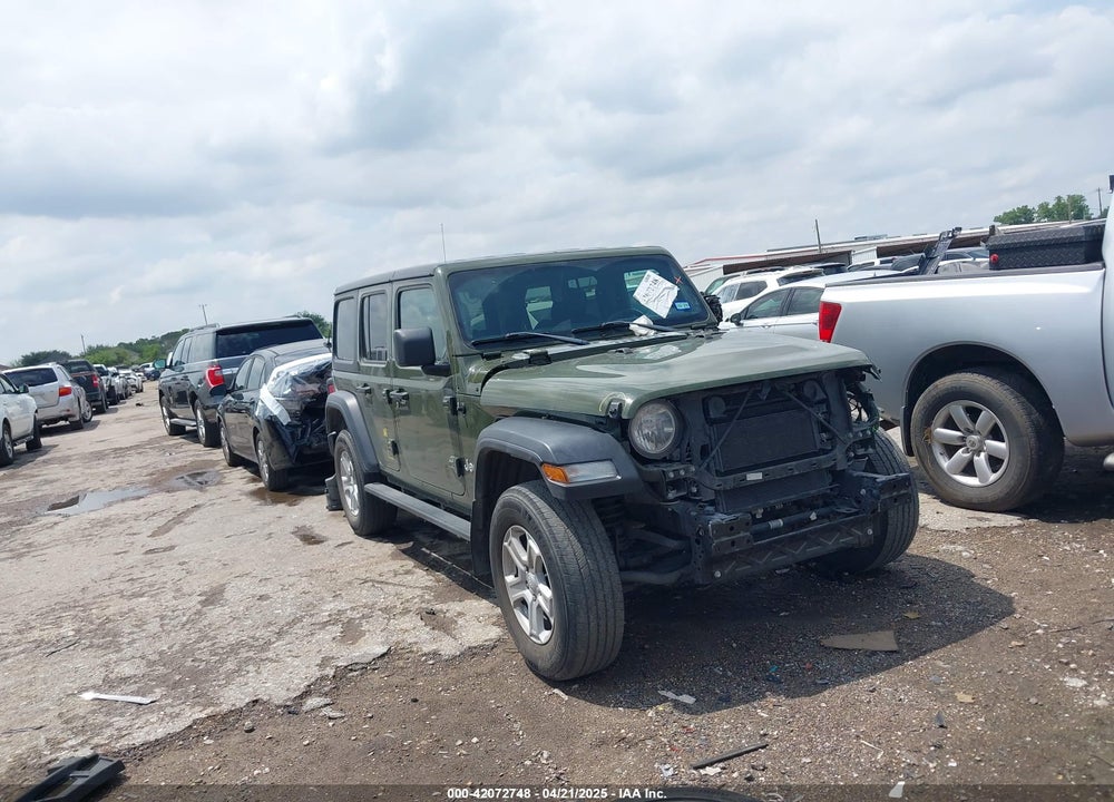 2021 JEEP WRANGLER UNLIMITED SPORT S 4X4 VIN: 1C4HJXDG0MW510836