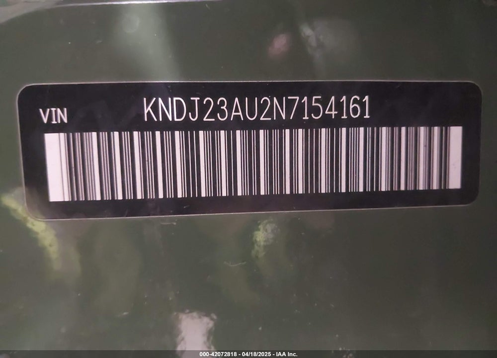 2022 KIA SOUL VIN: KNDJ23AU2N7154161