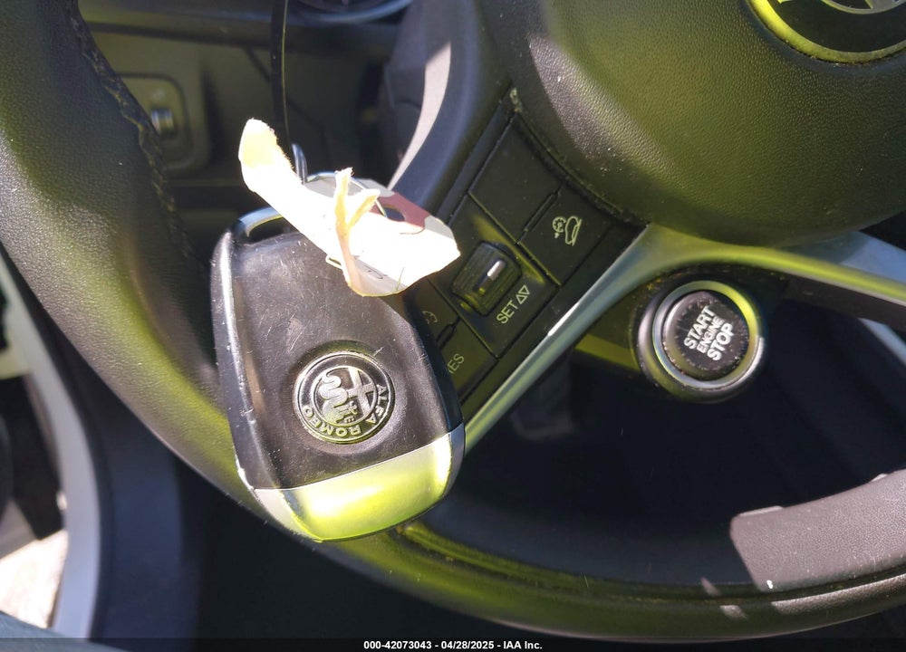 2019 ALFA ROMEO STELVIO RWD VIN: ZASPAJAN0K7C41814