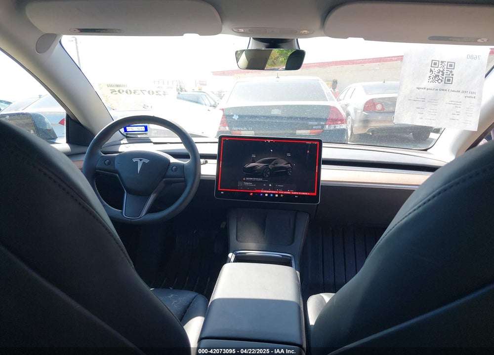 2023 TESLA MODEL 3 LONG RANGE DUAL MOTOR ALL-WHEEL DRIVE VIN: 5YJ3E1EB2PF688173