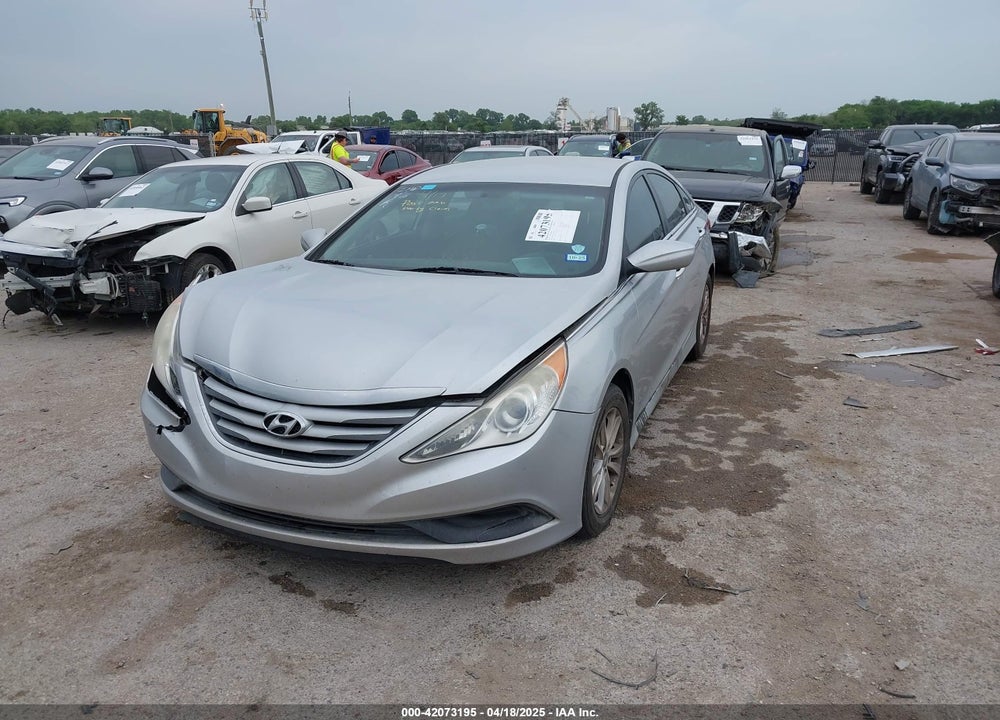 2014 HYUNDAI SONATA GLS VIN: 5NPEB4AC2EH871105