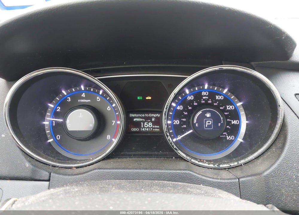 2014 HYUNDAI SONATA GLS VIN: 5NPEB4AC2EH871105