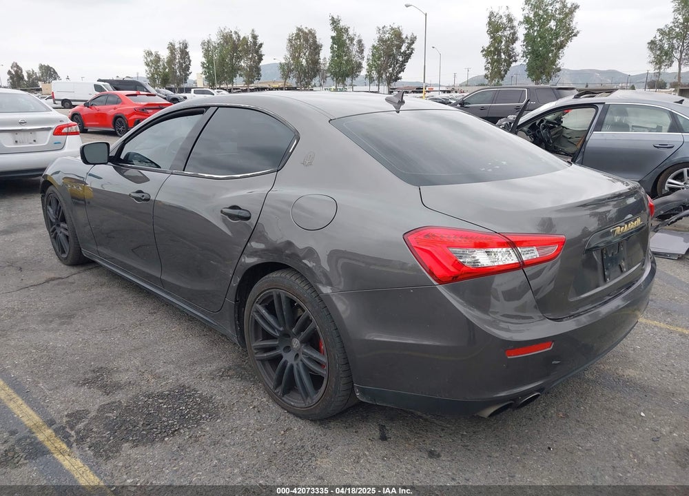 2016 MASERATI GHIBLI S Q4 VIN: ZAM57RTA0G1177125
