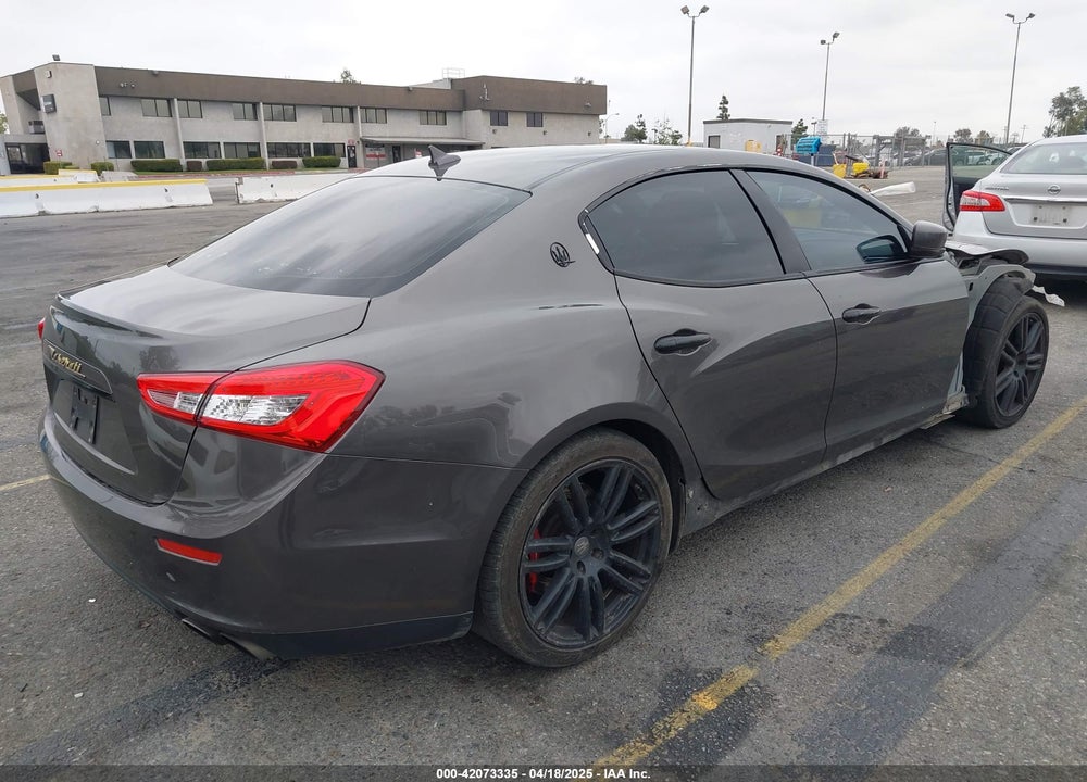 2016 MASERATI GHIBLI S Q4 VIN: ZAM57RTA0G1177125