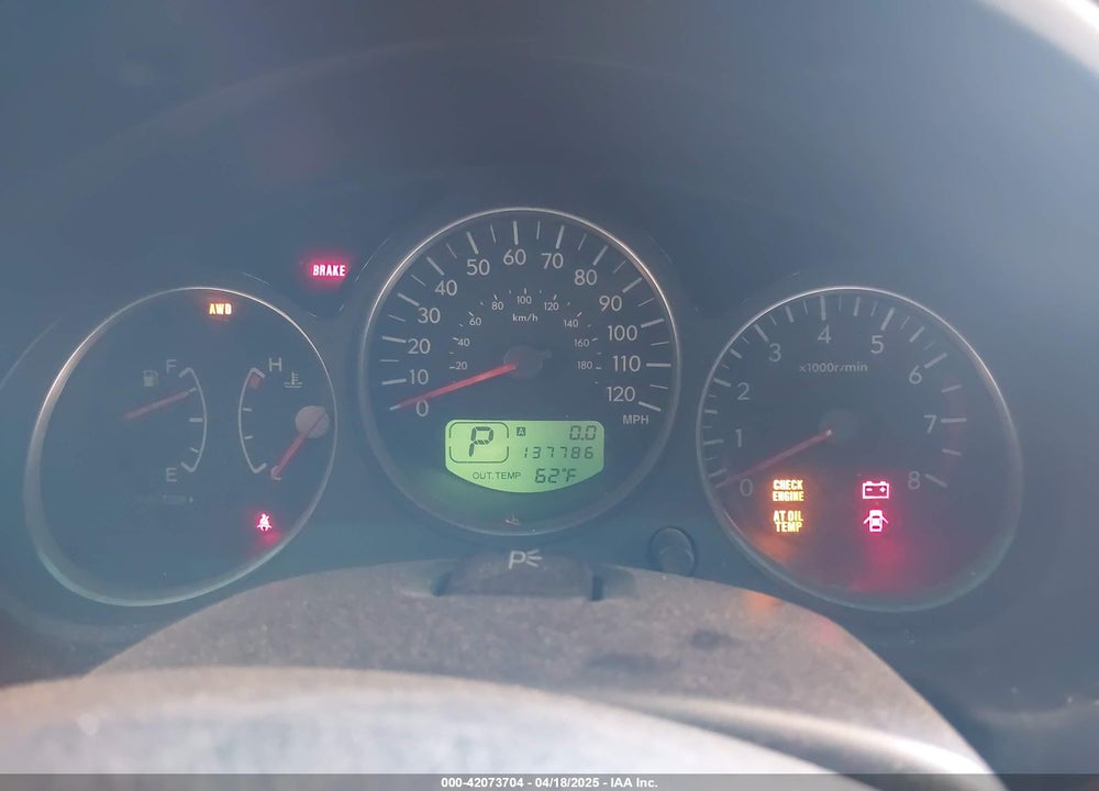 2005 SUBARU FORESTER 2.5X VIN: JF1SG63645H723906
