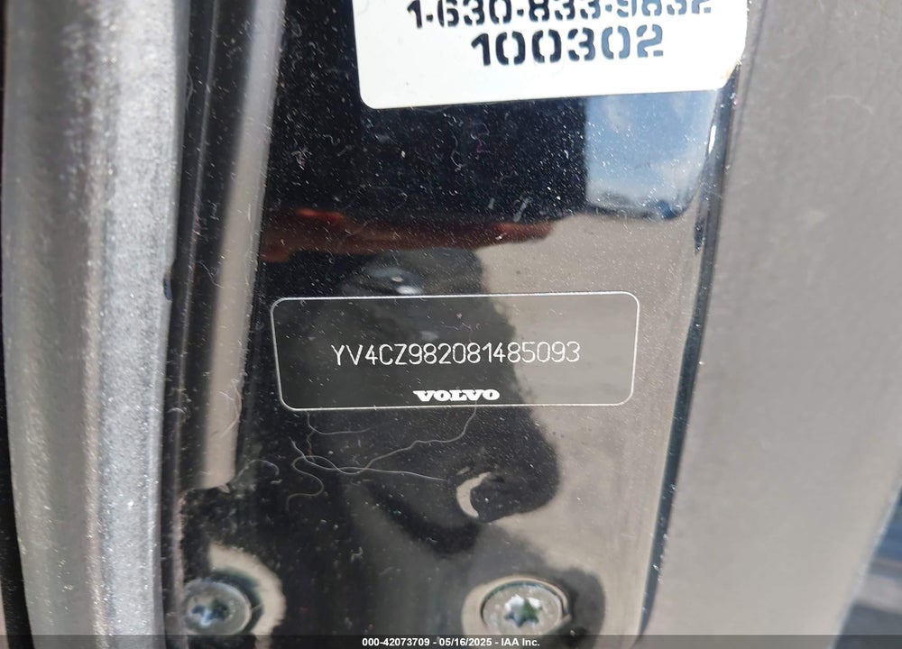 2008 VOLVO XC90 3.2 VIN: YV4CZ982081485093