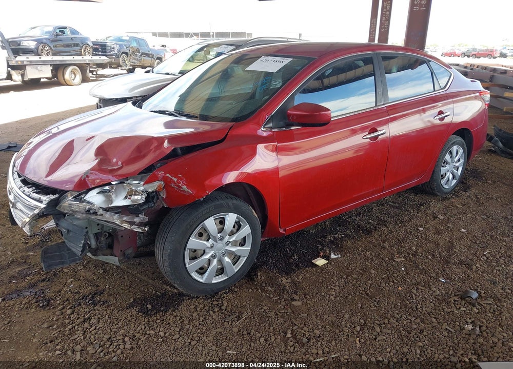 2013 NISSAN SENTRA SV VIN: 3N1AB7AP1DL747072