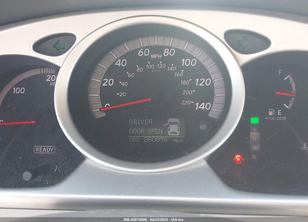 2007 TOYOTA HIGHLANDER HYBRID LIMITED V6 VIN: JTEDW21A070019124