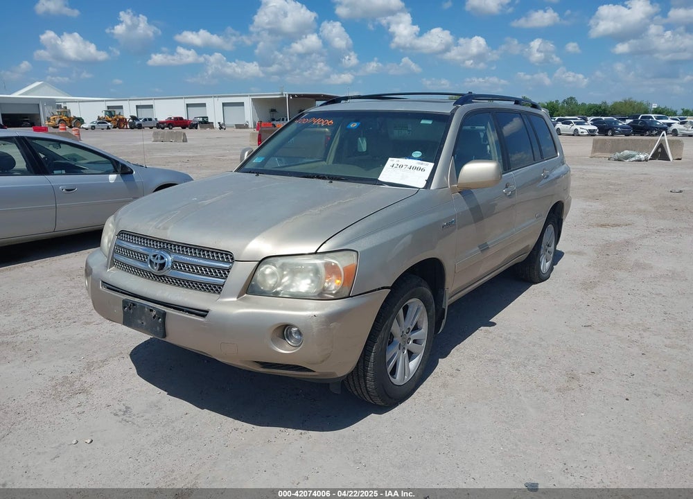 2007 TOYOTA HIGHLANDER HYBRID LIMITED V6 VIN: JTEDW21A070019124