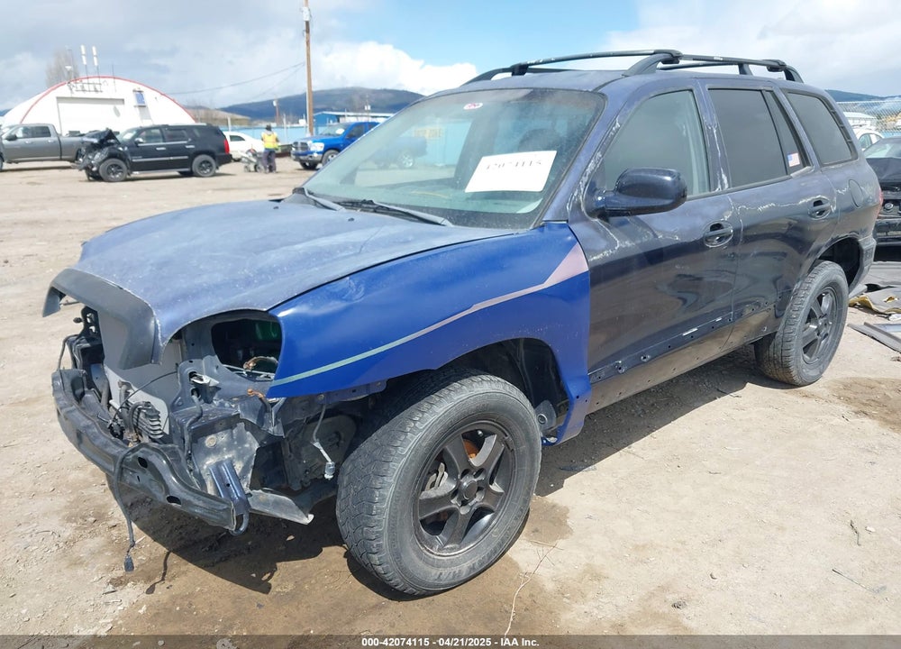 2004 HYUNDAI SANTA FE VIN: KM8SB12B44U816100