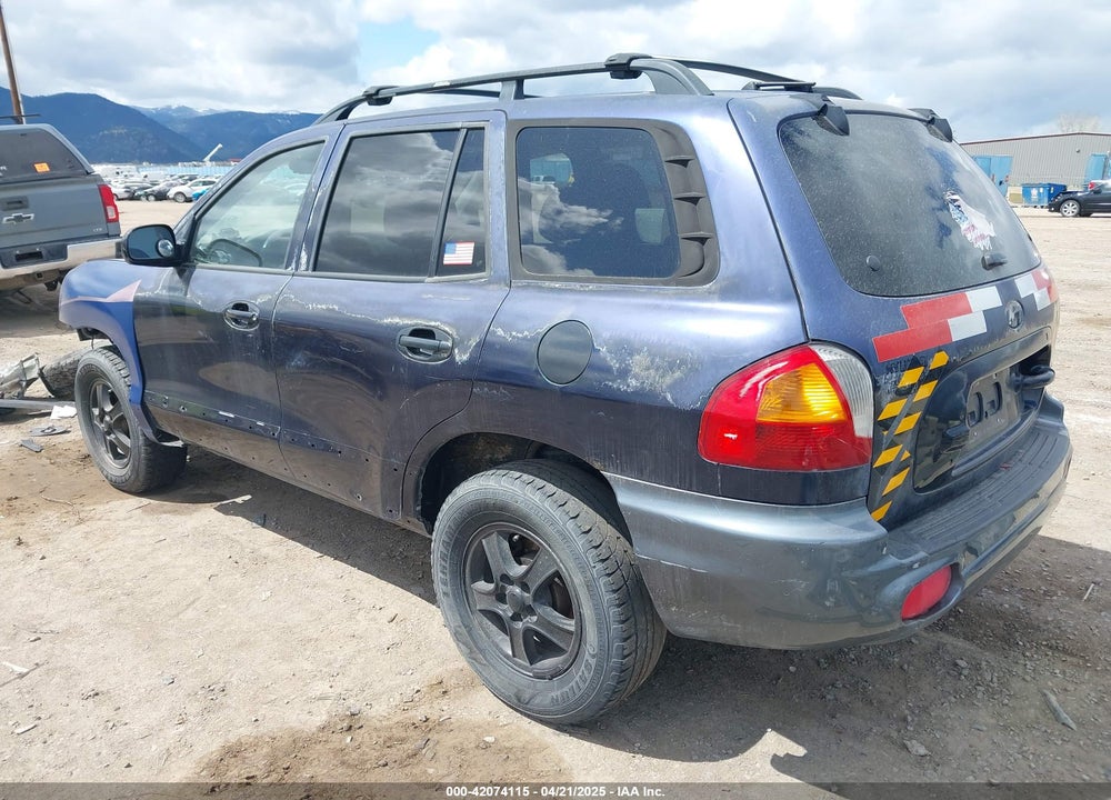 2004 HYUNDAI SANTA FE VIN: KM8SB12B44U816100