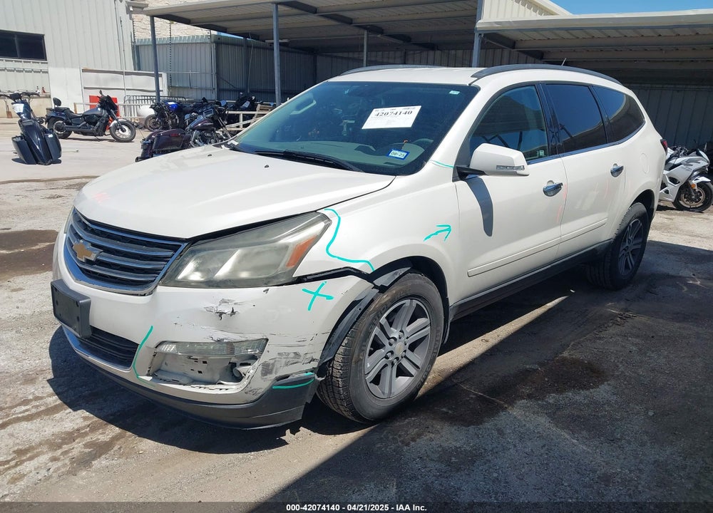2015 CHEVROLET TRAVERSE 1LT VIN: 1GNKRGKD8FJ100378