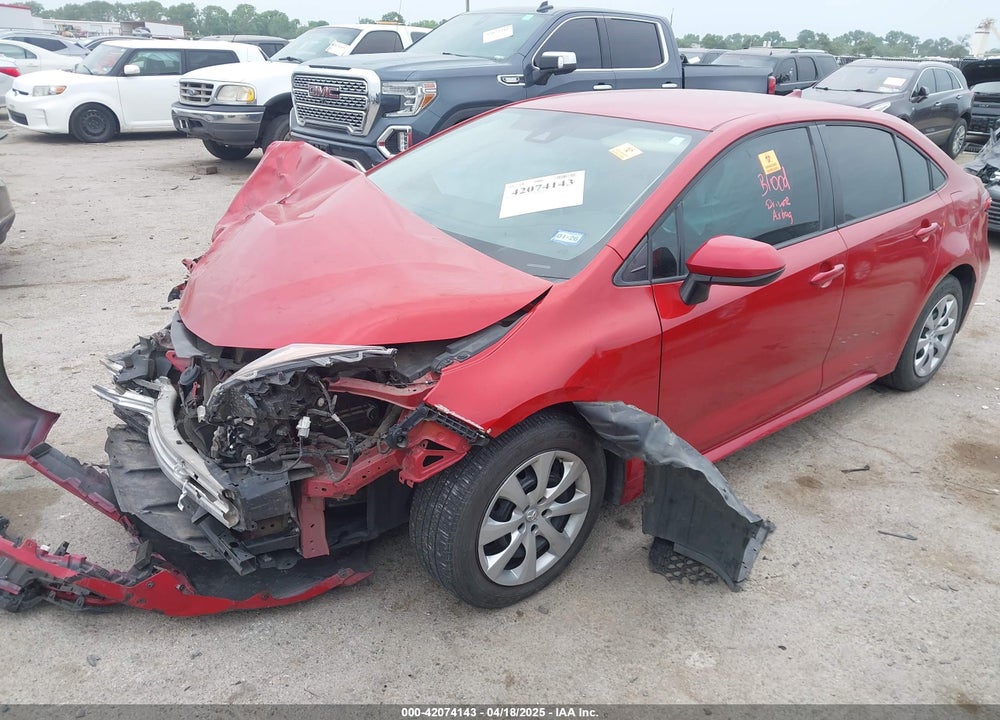 2020 TOYOTA COROLLA VIN: 5YFEPRAE8LP105119