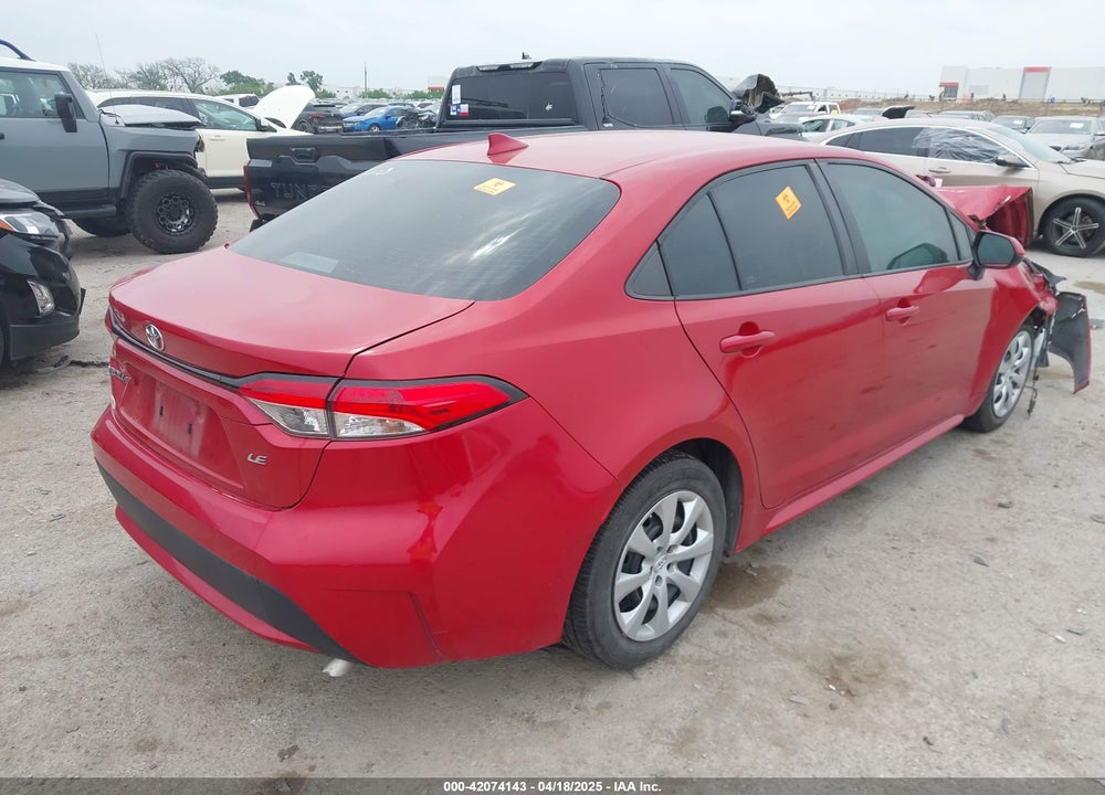2020 TOYOTA COROLLA VIN: 5YFEPRAE8LP105119