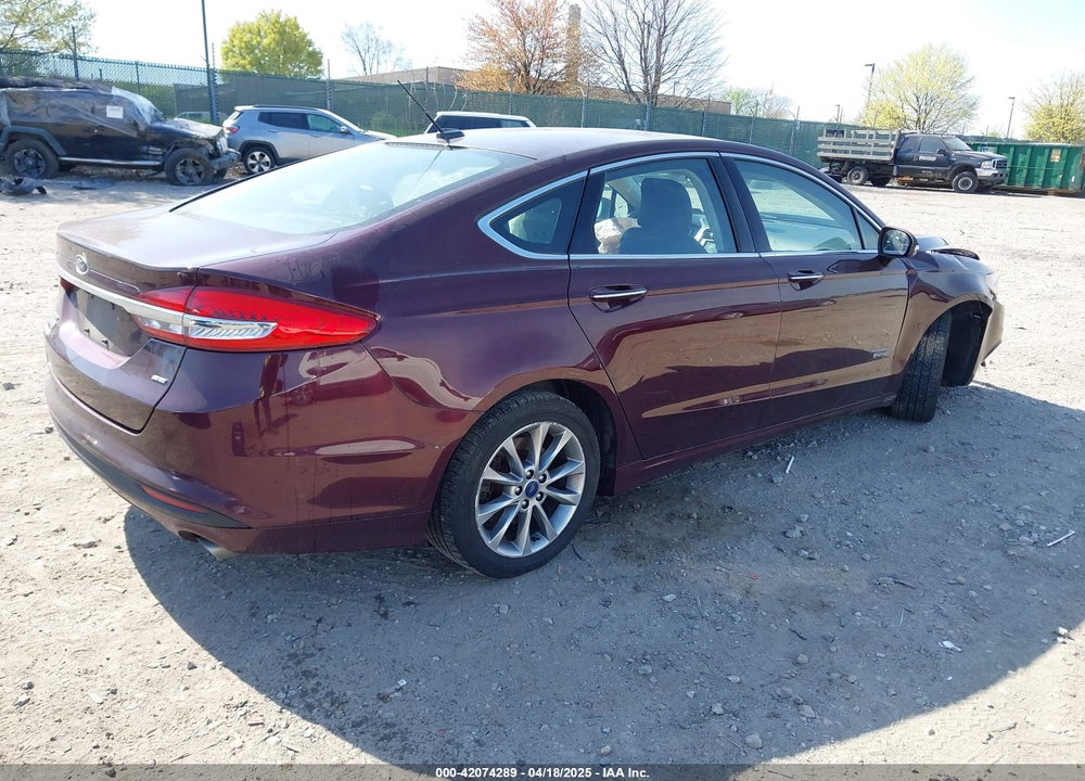 2018 FORD FUSION ENERGI VIN: 3FA6P0PU0JR105997