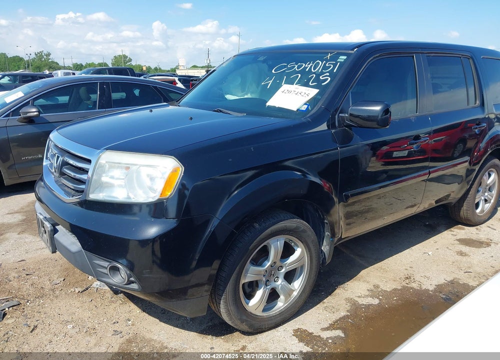 2013 HONDA PILOT VIN: 5FNYF3H5XDB029094