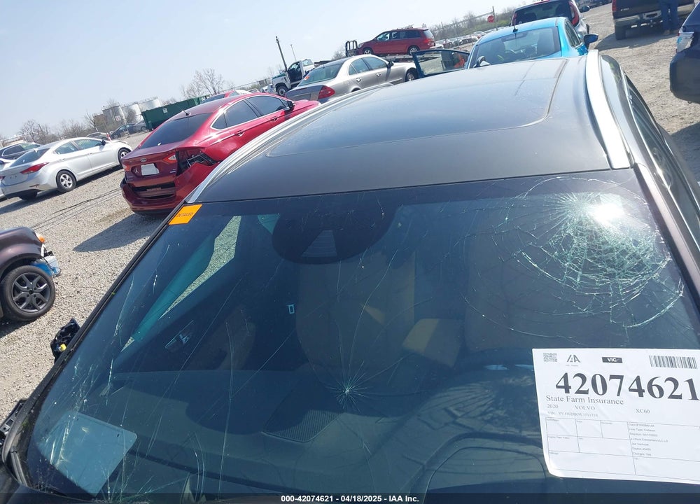2020 VOLVO XC60 VIN: YV4102RK9L1511710