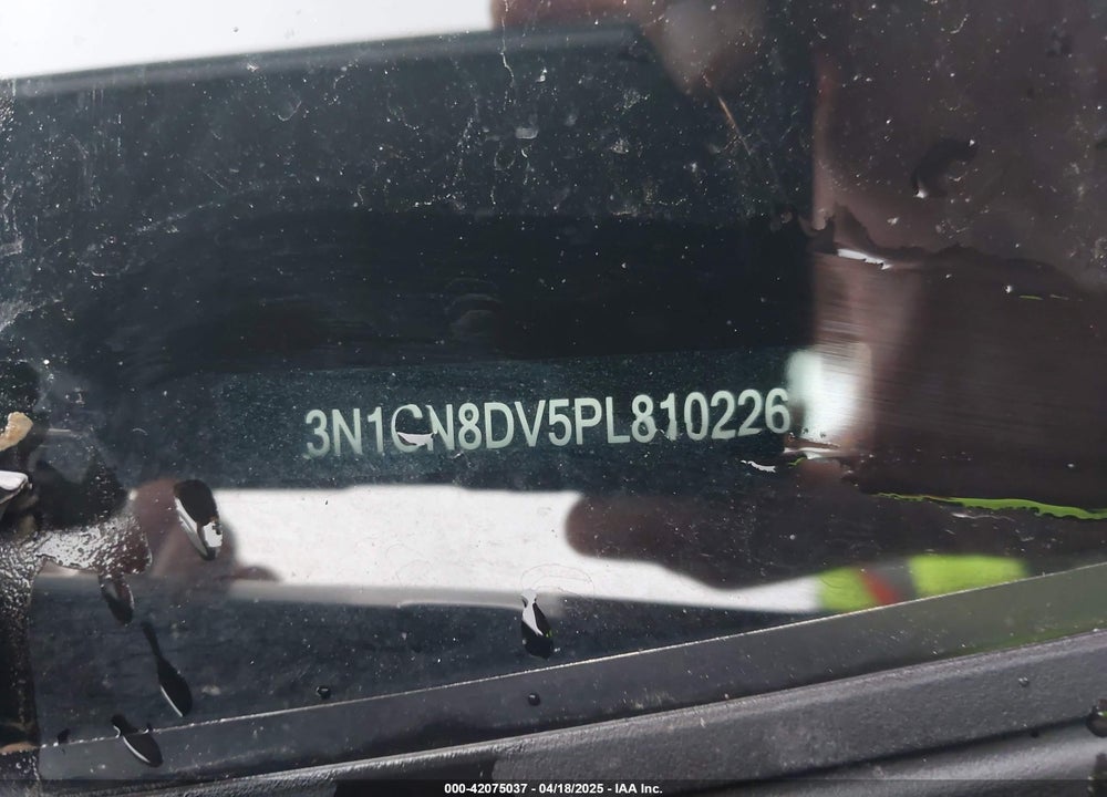 2023 NISSAN VERSA VIN: 3N1CN8DV5PL810226