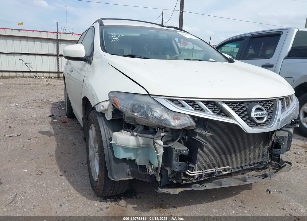 2013 NISSAN MURANO SV VIN: JN8AZ1MU8DW208678