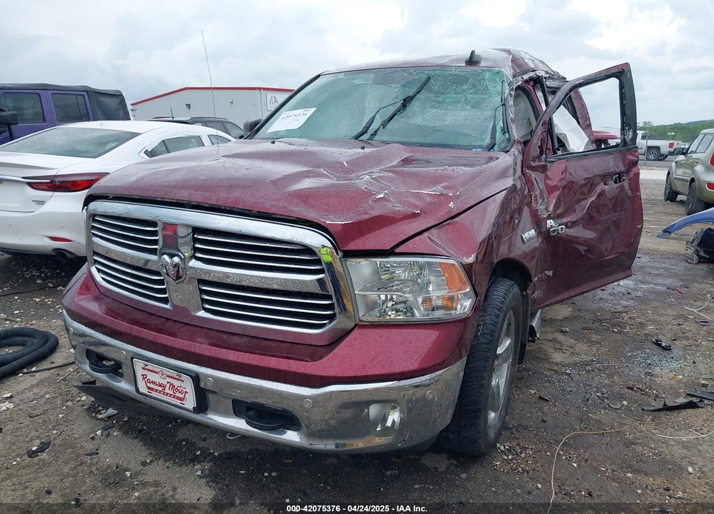 2017 RAM 1500 BIG HORN 4X4 5'7 BOX VIN: 3C6RR7LT2HG637823
