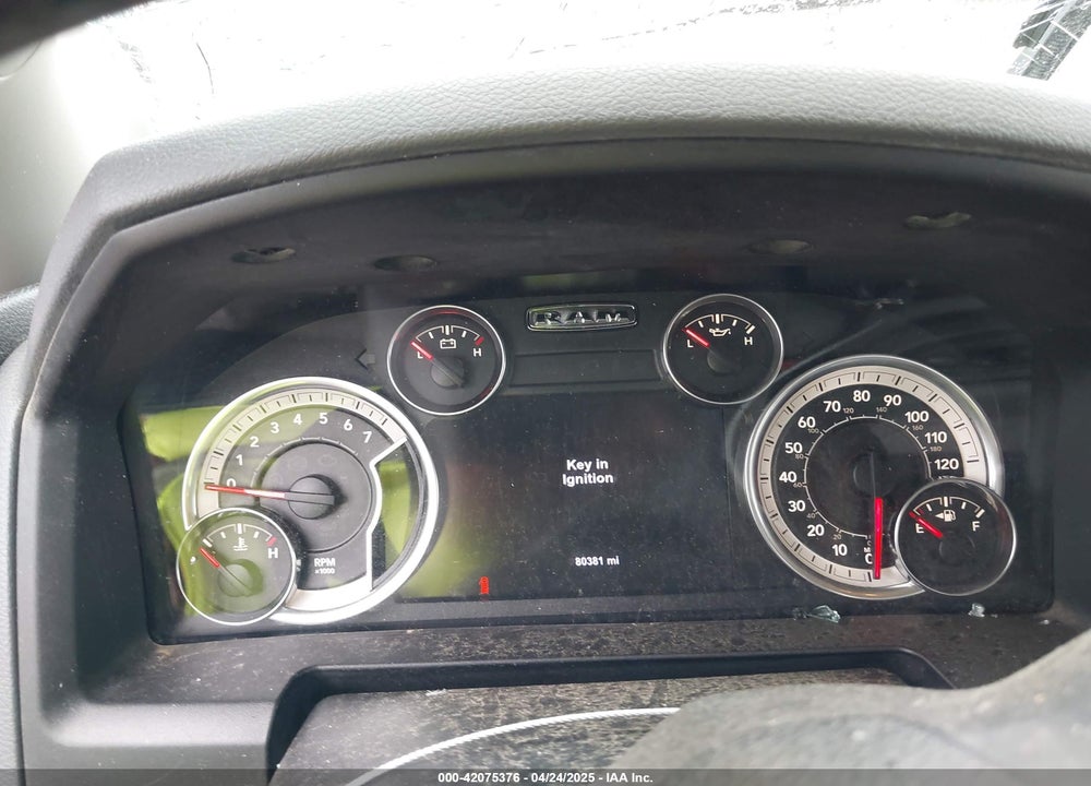 2017 RAM 1500 BIG HORN 4X4 5'7 BOX VIN: 3C6RR7LT2HG637823