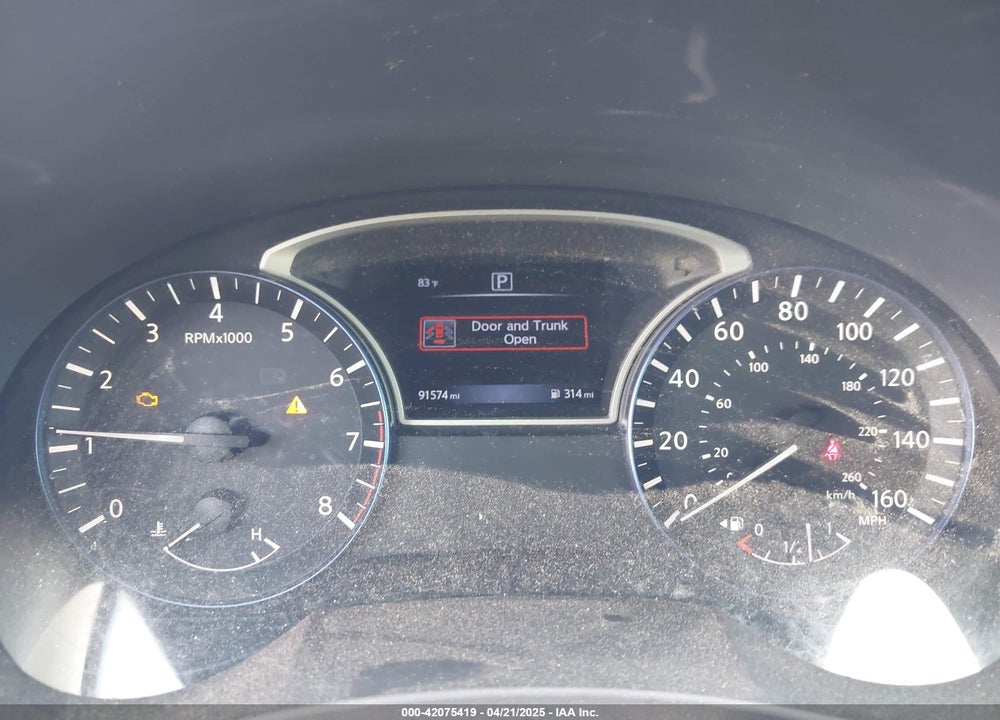 2017 NISSAN ALTIMA 2.5 SR VIN: 1N4AL3APXHN310010