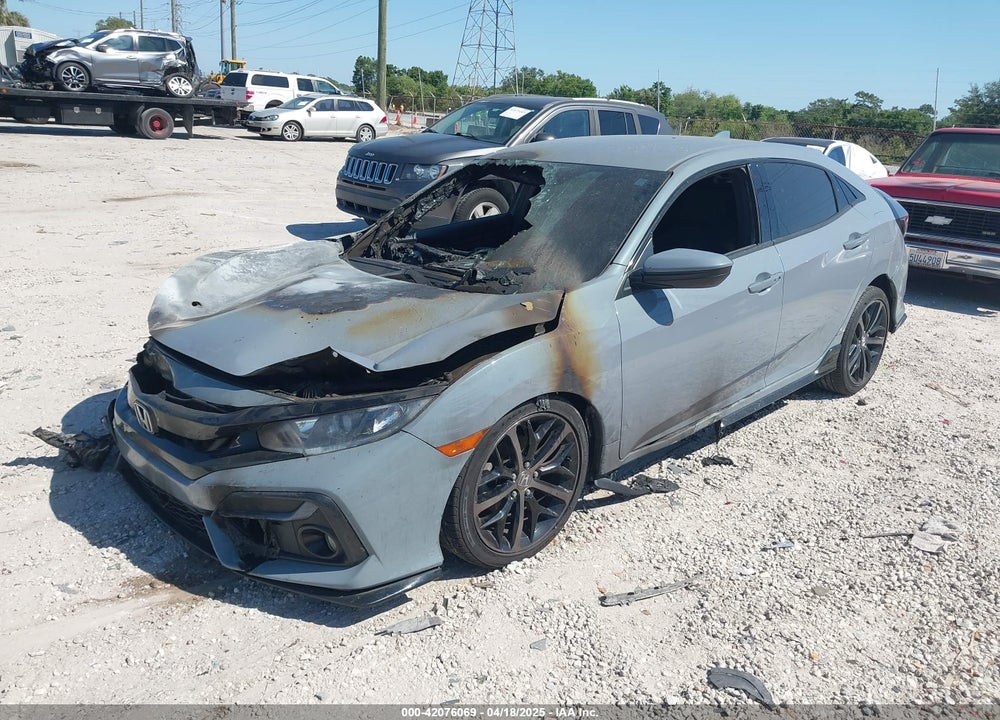 2021 HONDA CIVIC SPORT VIN: SHHFK7H44MU405885