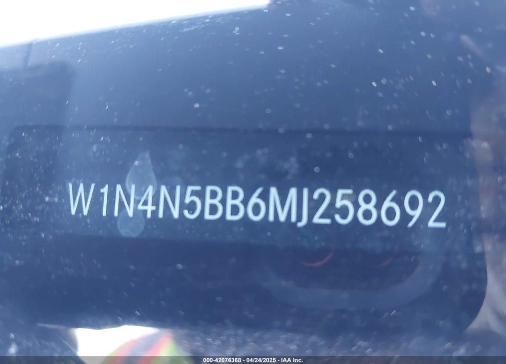 2021 MERCEDES-BENZ GLA-CLASS VIN: W1N4N5BB6MJ258692