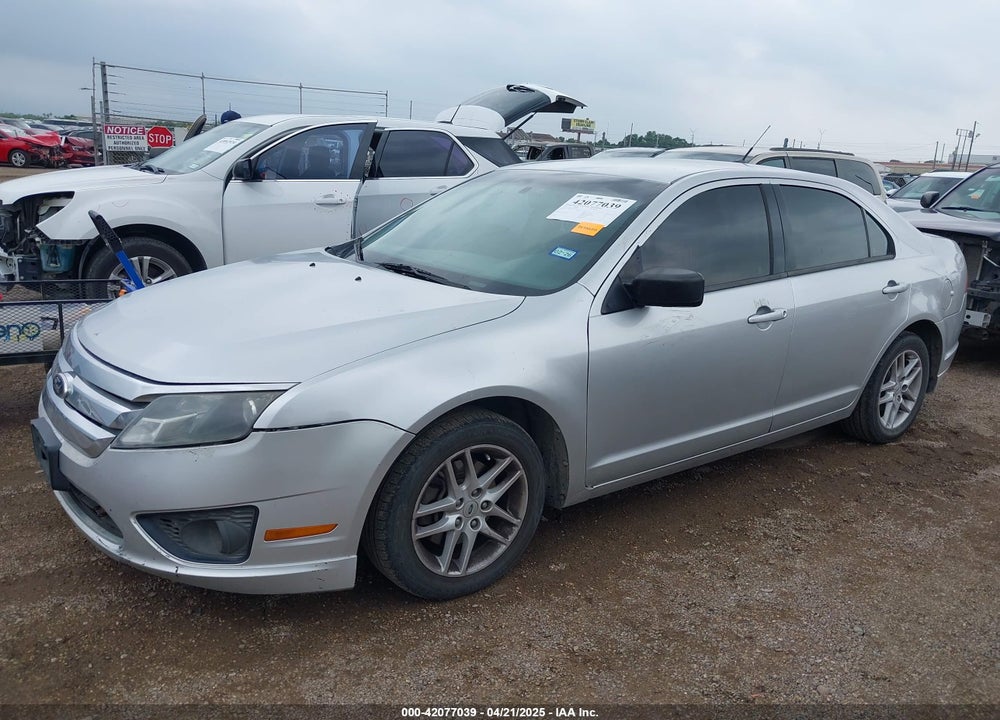 2012 FORD FUSION VIN: 3FAHP0GA5CR364373