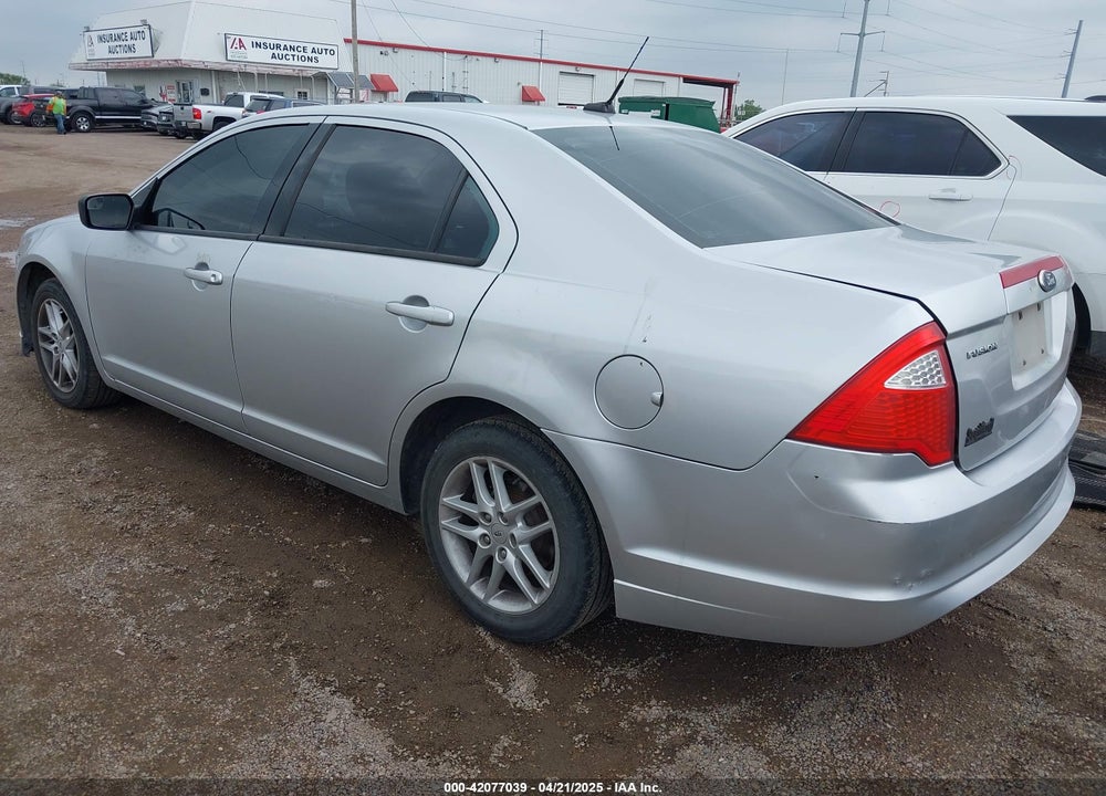 2012 FORD FUSION VIN: 3FAHP0GA5CR364373