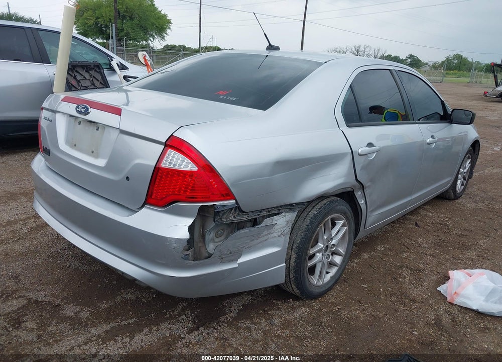 2012 FORD FUSION VIN: 3FAHP0GA5CR364373